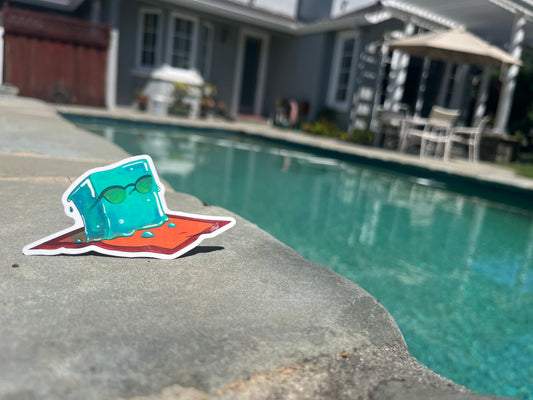 Summer Cube Sticker