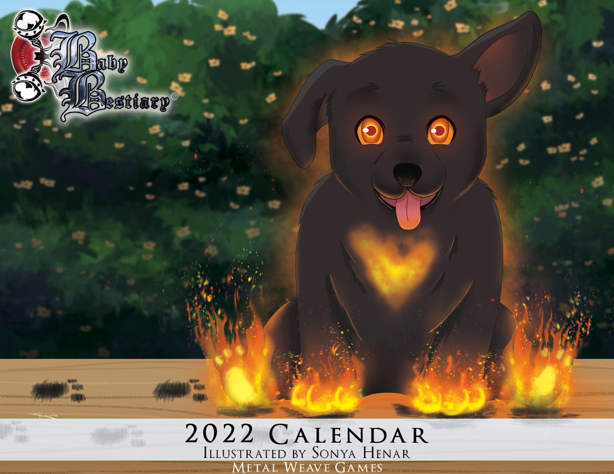 Baby Bestiary Calendar (2024, 2023, 2022, 2021, 2020)
