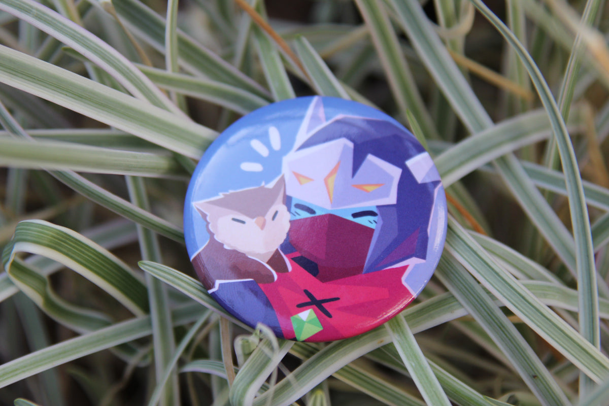 Hyper Light Owlbear Button 4-Pack