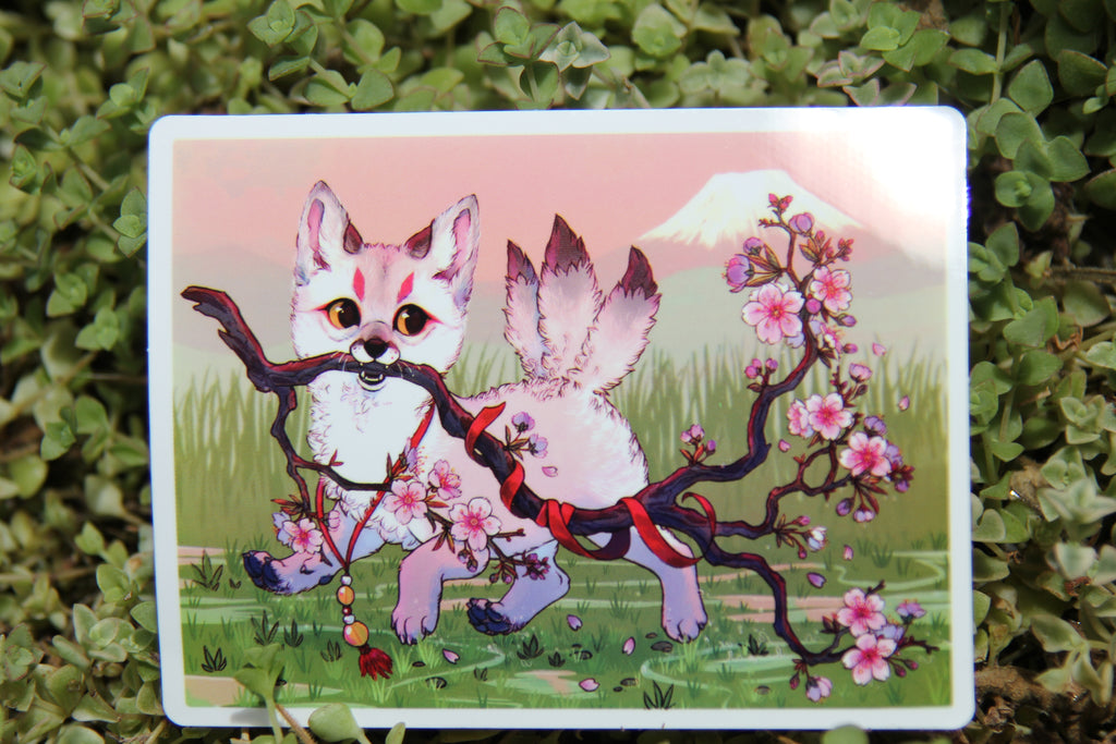 Kitsune Kit Sticker