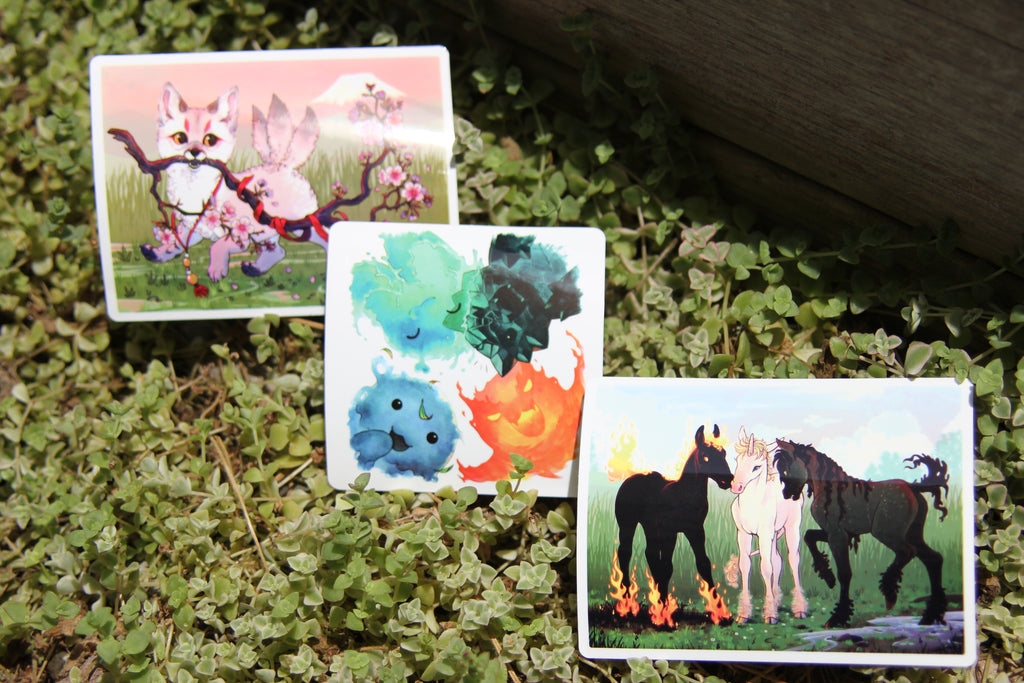 Sticker Pack (x3): Squares