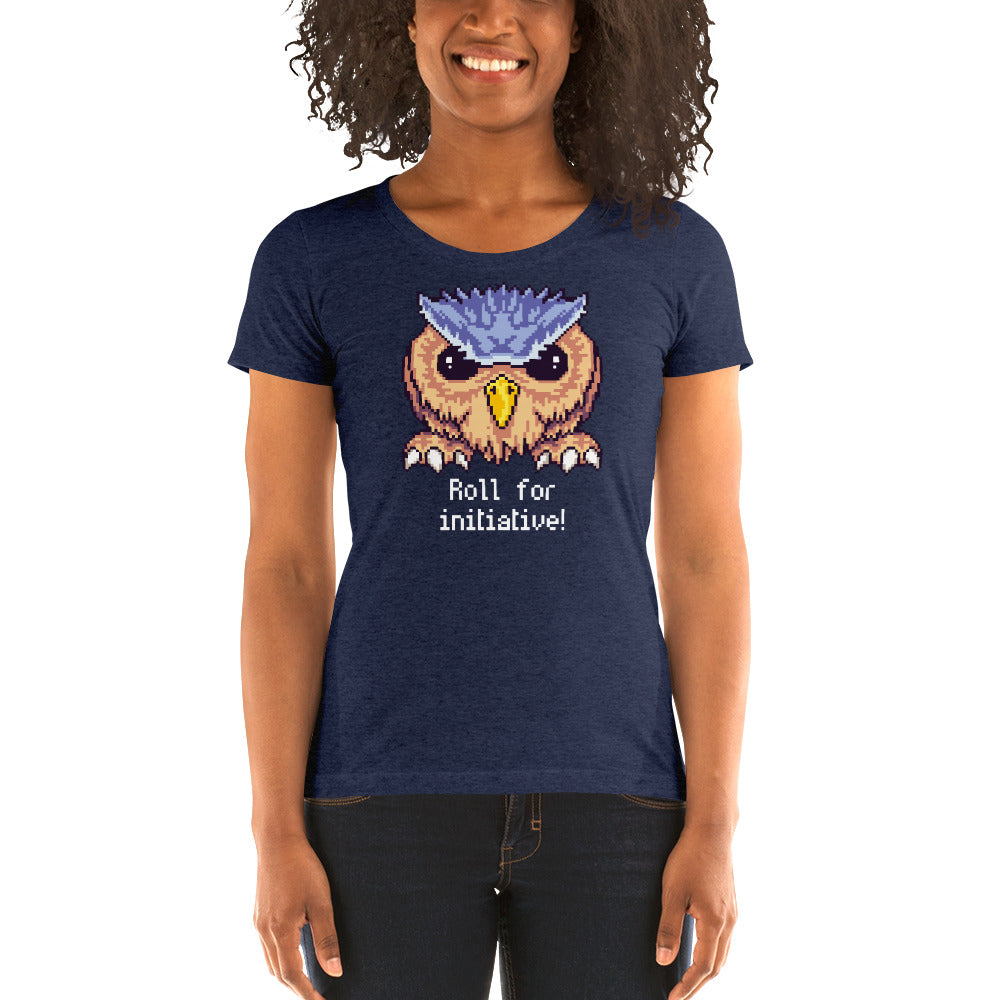Roll for Initiative: Pixel Owlbear Women's T-Shirt